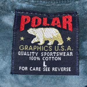 L - Vintage Tie Dye Alaskan Wolf Shirt