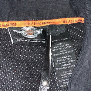 L - Harley Davidson Racing Button Up Shop Shirt
