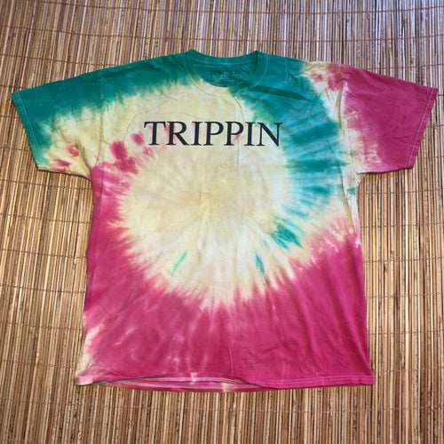 L - Trippin Psychedelic Tie Dye Shirt