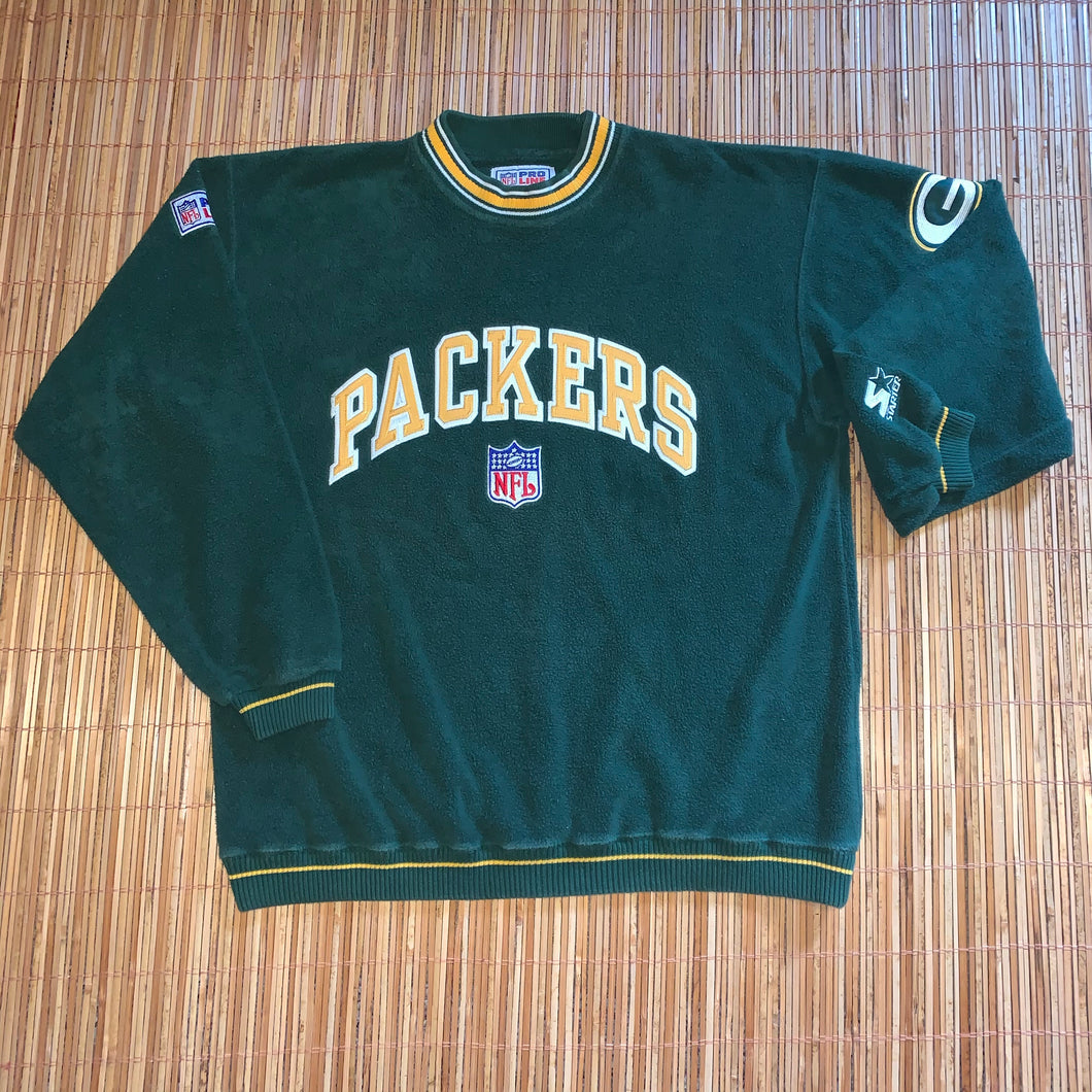 XL - Vintage Green Bay Packers Starter Crewneck