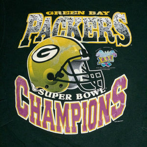 L - Vintage Green Bay Packers Super Bowl Crewneck