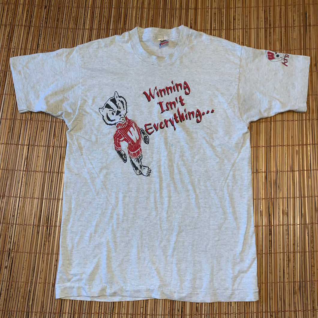 L - Vintage 90s Wisconsin Badgers 2-Sided Shirt