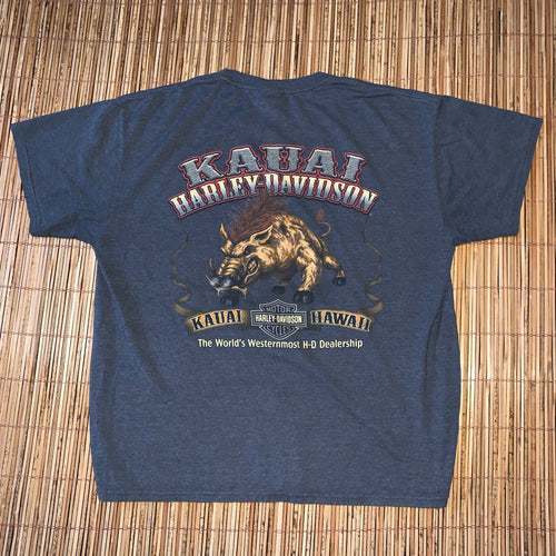 L - Harley Davidson Kauai Hawaii Shirt