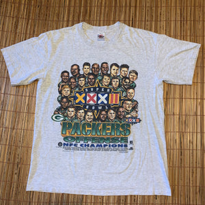 L - Vintage 1997 Packers 2-Sided Caricature Shirt