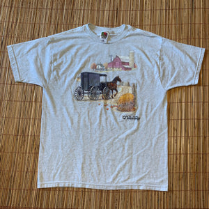 L - Vintage Horse Farm Shirt