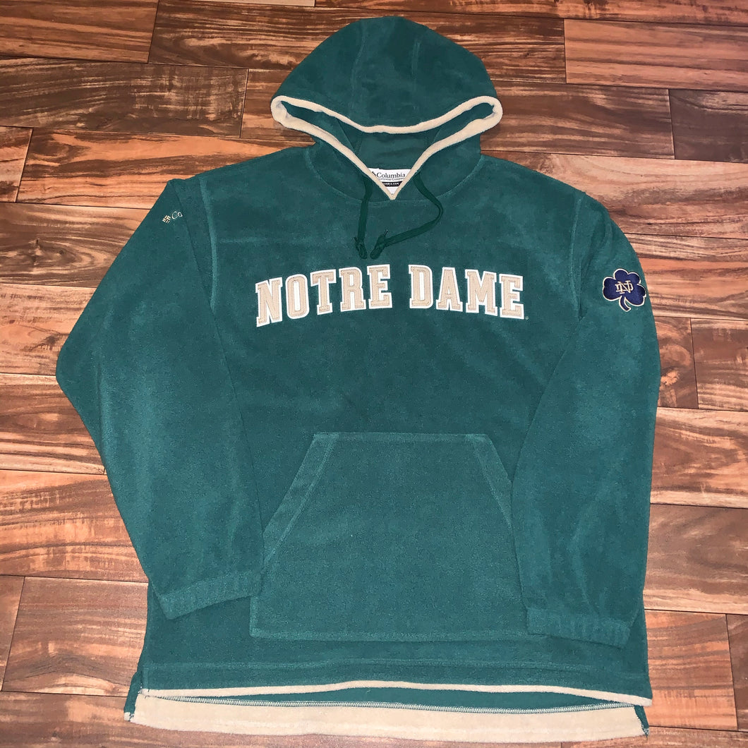 L - Notre Dame Columbia Stitched Fleece Hoodie
