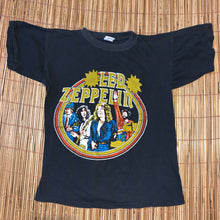 Load image into Gallery viewer, S/M(See Measurements) - Vintage 1980s Led Zeppelin Band Shirt