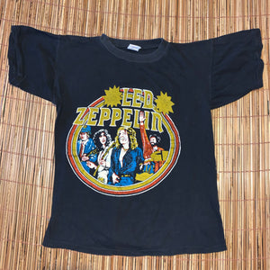 S/M(See Measurements) - Vintage 1980s Led Zeppelin Band Shirt