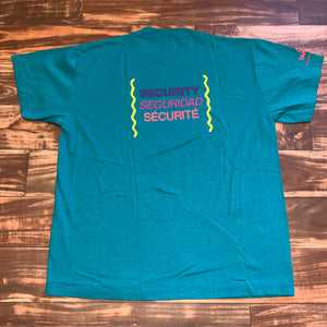L/XL - Vintage 1991 International Special Olympics Security Shirt