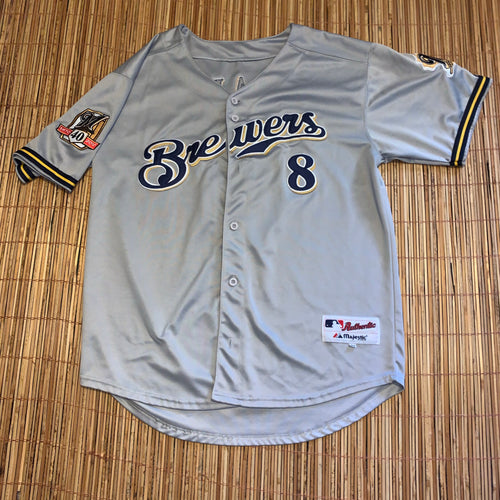 XL - Milwaukee Brewers 40th Anniversary Ryan Braun Jersey