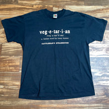 Load image into Gallery viewer, XL - Vintage Vegetarian Vegan Funny Shirt