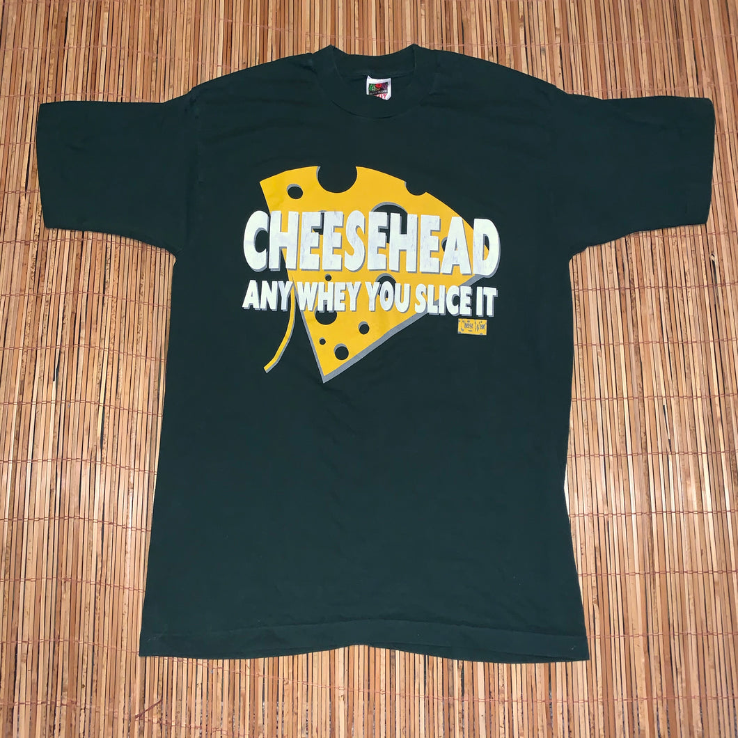L - Vintage Cheesehead Green Bay Packers Shirt