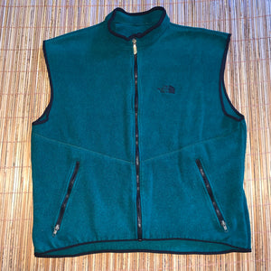 XL - Vintage North Face Full Zip Fleece Vest