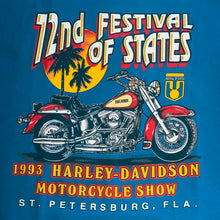 Load image into Gallery viewer, XL - Vintage 1993 Harley Davidson Motorcycle Show Shirt