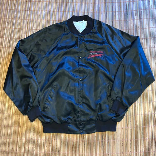 XXL - Vintage Pontiac We Build Excitement RARE Nylon Jacket