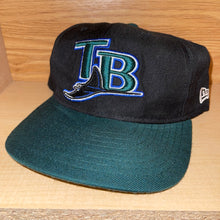 Load image into Gallery viewer, Vintage NWOT Tampa Bay Rays New Era Strapback Hat