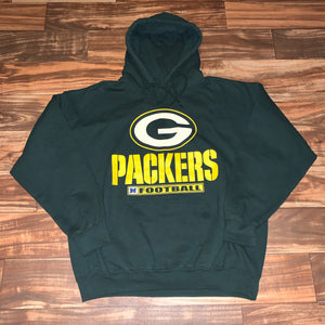 L/XL - Green Bay Packers Team Apparel Hoodie