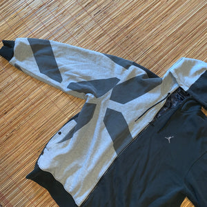 XXL - Jordan Heavy Duty Zip Up Silk Hoodie