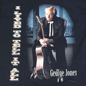 L - Vintage George Jones Country Tour Shirt