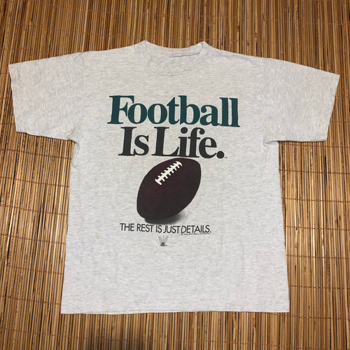 L - Vintage 1992 Football Is Life Shirt