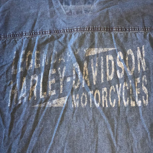 XL - Vintage Harley Davidson Denim Shirt