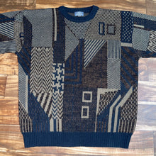 Load image into Gallery viewer, XLT - Vintage Geometric Pattern Acrylic Sweater