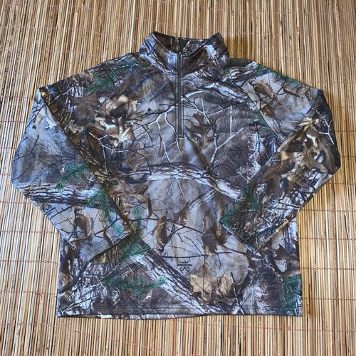 L - Realtree 1/4 Zip Fleece Sweater