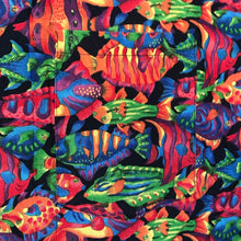 Load image into Gallery viewer, XL - Vintage Fish All Over Print Exotic Button Up Shirt