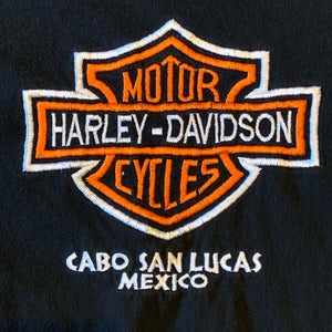 M - Harley Davidson Cabo San Lucas Mexico Embroidered Shirt
