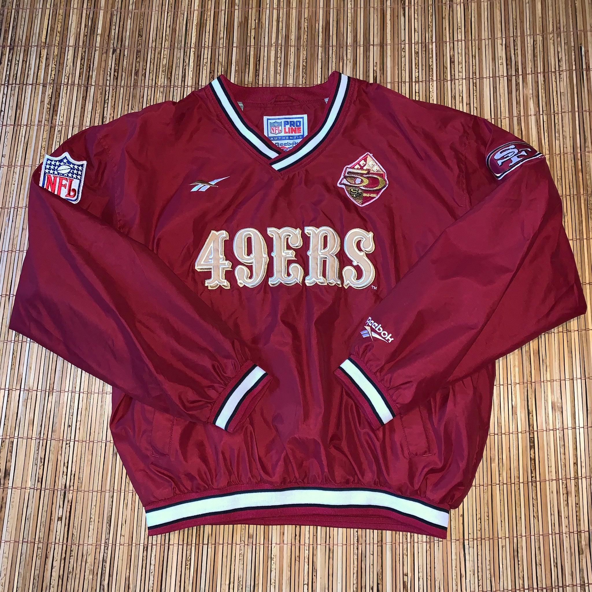 Vintage Preworn Reebok 49ers Jacket 