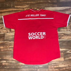 L/XL - NWT Miller Lite Soccer Jersey