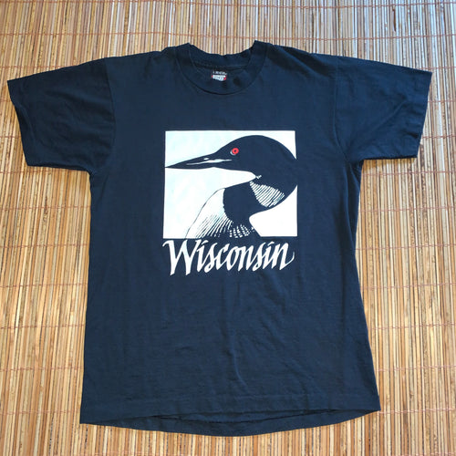 M/L - Vintage Wisconsin Loon Shirt