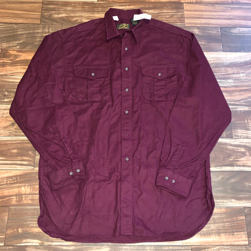 XL Tall - Vintage NWT Eddie Bauer Chamois Button Up Shirt