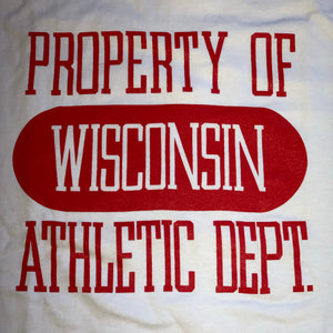 L - Vintage 1980s Wisconsin Shirt