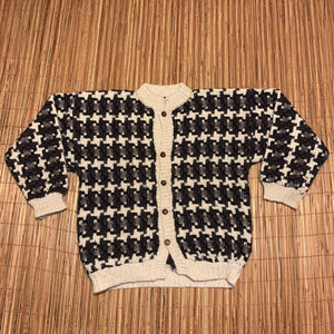 L/XL - Vintage Indian Weavings Exotic Pattern Sweater
