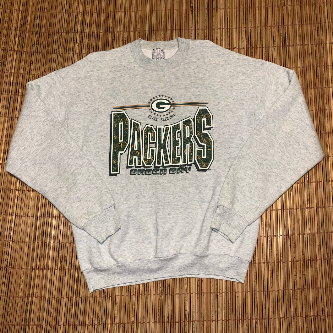 XL - Vintage Green Bay Packers Spellout Sweater
