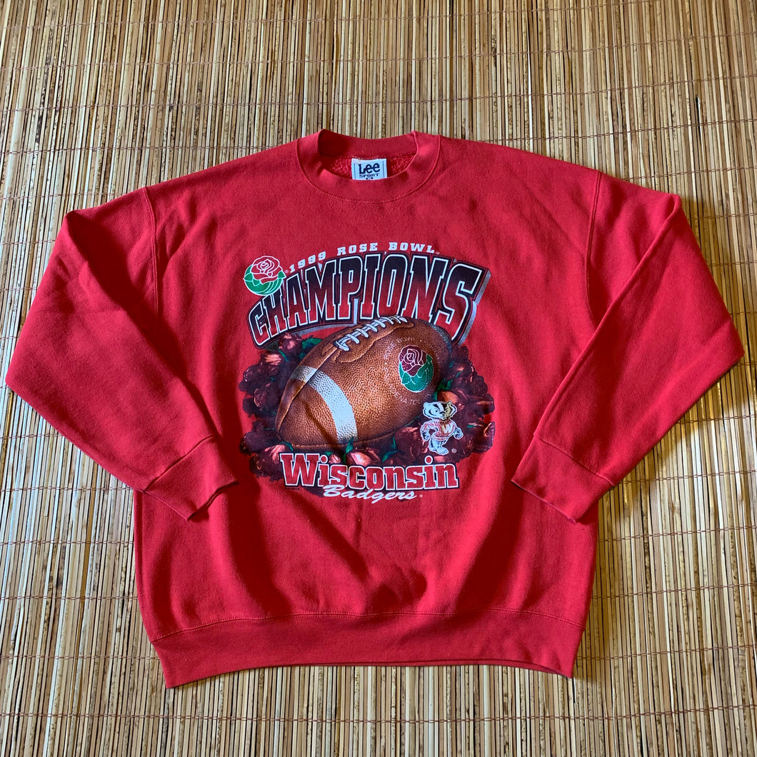 XL - Vintage Badgers Rose Bowl Sweater