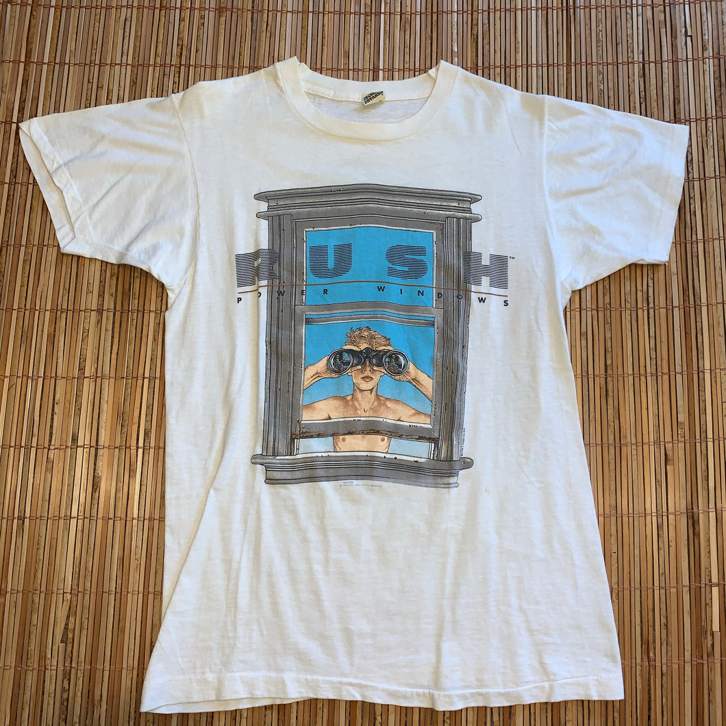 S/M - Vintage 1985 RARE Rush Power Windows Band Album Shirt