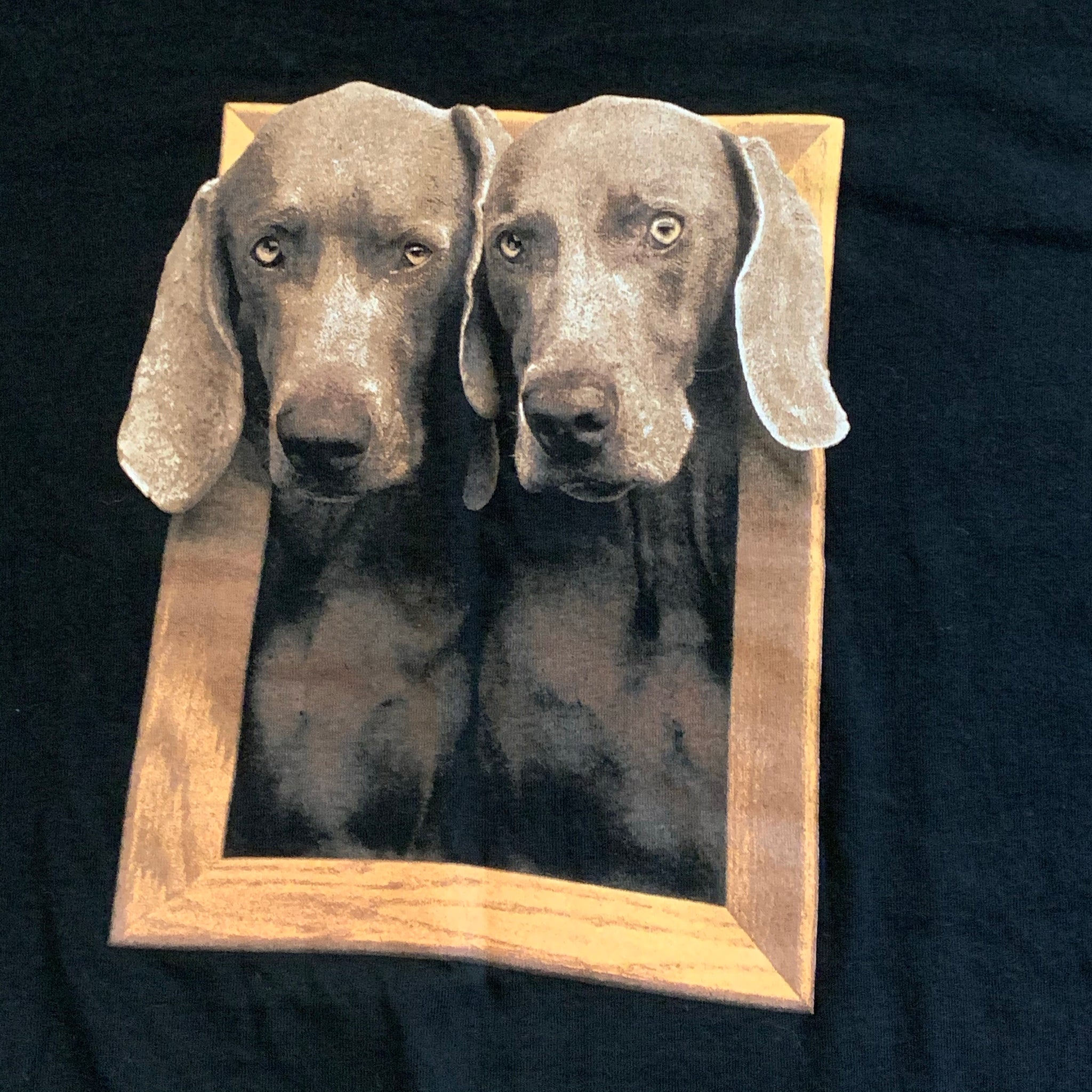 XL(See Measurements) - Vintage 90s William Wegman Art Dogs Shirt