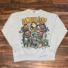 Load image into Gallery viewer, M/L - Vintage RARE 1996 Packers Lambeau Leap Caricature Crewneck