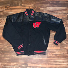 Load image into Gallery viewer, XL - Wisconsin Badgers Stitched Quilted Varsity Jacket