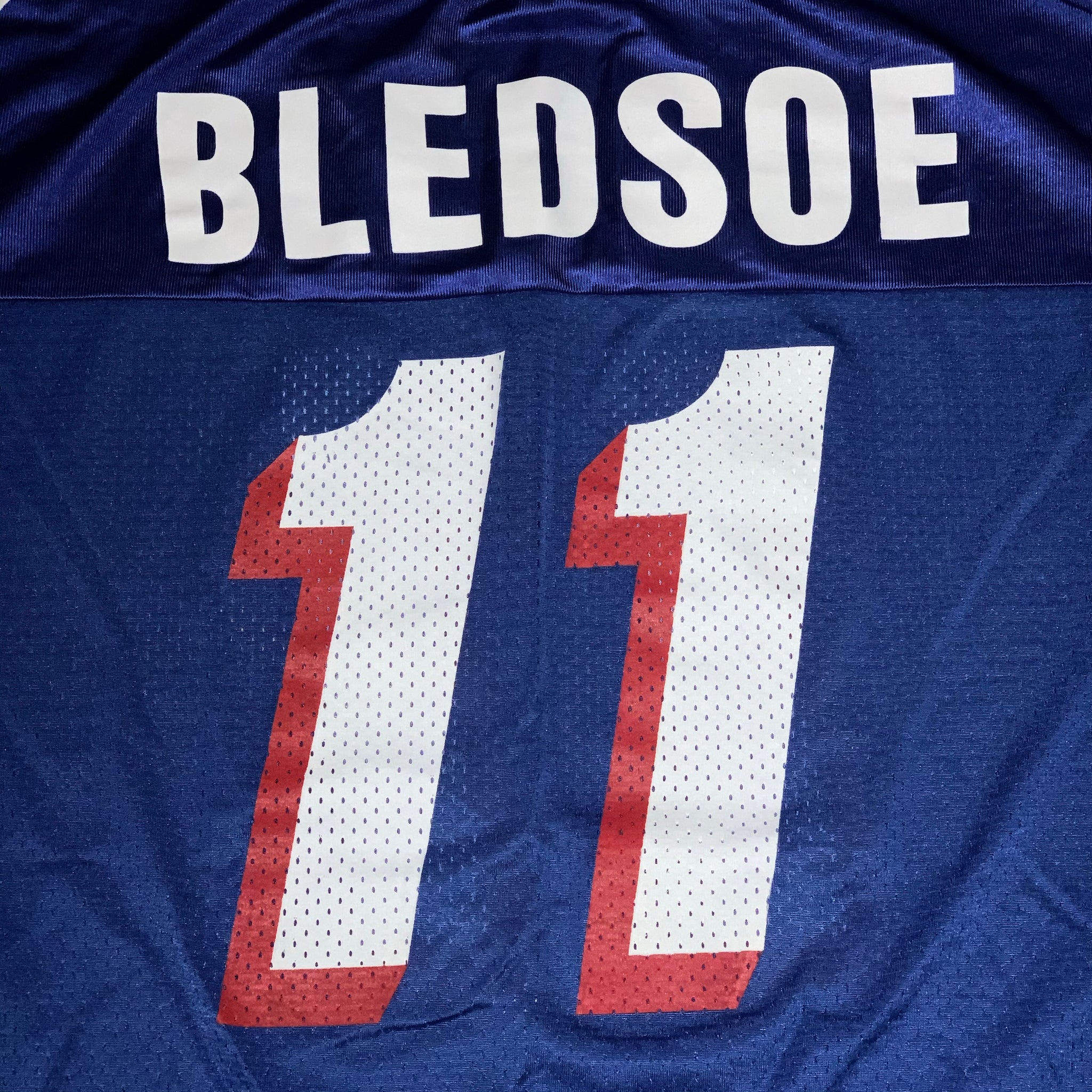 Vintage Drew Bledsoe #11 New England Patriots Champion Jersey Sz 44 / – 812  Vintage