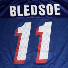 Load image into Gallery viewer, Size 44 - Vintage New England Patriots Drew Bledsoe Champion Jersey