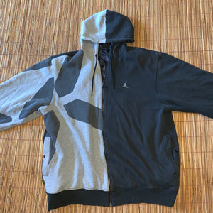 XXL - Jordan Heavy Duty Zip Up Silk Hoodie