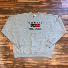 Load image into Gallery viewer, XL - Vintage Tommy Hilfiger Embroidered Bootleg Crewneck