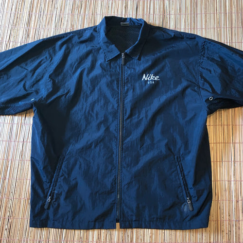 L - Vintage 90s Nike USA Track Windbreaker Style Jacket