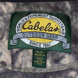 XL - Cabelas Open Country Camo Fleece Vest