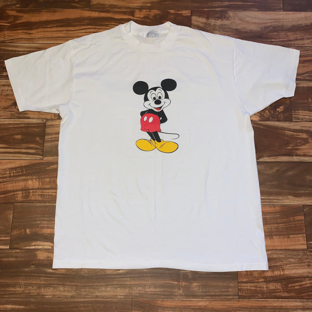XL - Vintage 80s Mickey Mouse Shirt