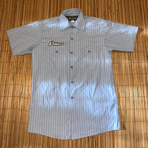 M - Polaris Denim Logo Button Up Shirt