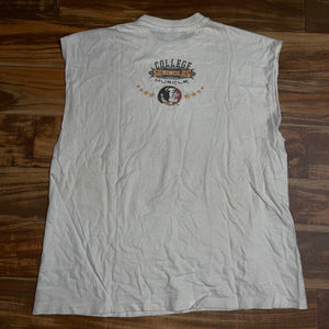 L/XL - Vintage 1992 Florida State Seminoles FSU College Muscle Shirt